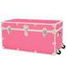 Williston Forge Chapotin Home Storage Trunk Manufactured Wood in Pink | 18 H x 40 W x 20 D in | Wayfair C6A711E91712415FB5F3EA337A68025F