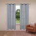 Eider & Ivory™ Milica Linen Solid Semi-Sheer Grommet Curtain Panels Linen in Gray | 84 H x 42 W in | Wayfair 812F443B7C0D4D65AFB6818BA86AF0C6