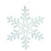 The Holiday Aisle® Forked Snowflake Lighted Window Décor, Metal in White | 0.5 H x 24 W x 24 D in | Wayfair 29566119B14A482BB34267A164368D98