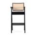 sohoConcept Pierre J. Half Wicker Counter & Bar Stool Wicker/Rattan | Bar Stool (29.5" Seat Height) | Wayfair PIE-BAR-ASH-002