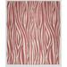 Red Barrel Studio® Koto Fleece Throw Microfiber/Fleece/Microfiber/Fleece, Wood in Red/White | 60 H x 50 W in | Wayfair