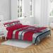 Los Angeles Angels Heathered Stripe 3-Piece Full/Queen Bed Set