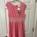 Kate Spade Dresses | Kate Spade Leora Dress Bnwt Size Large | Color: Pink/White | Size: L