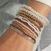 Free People Jewelry | Beaded Neutral Bracelets “Earth Stones” | Color: Gold | Size: Os