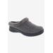 Extra Wide Width Women's Drew Comfy Mules by Drew in Grey Fabric (Size 9 1/2 WW)