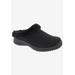 Extra Wide Width Women's Drew Comfy Mules by Drew in Black Fabric (Size 13 WW)