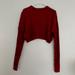 Urban Outfitters Sweaters | Cropped Red Urban Outfitters Sweater | Color: Red | Size: M