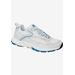 Extra Wide Width Women's Drew Athena Sneakers by Drew in White Blue Combo (Size 5 1/2 WW)