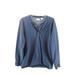 Levi's Tops | Levi's Strauss Women's Blue Terry Long Sleeve Pullover Henley Sweatshirt Size L | Color: Blue | Size: L