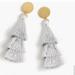 J. Crew Jewelry | J Crew Silver Tassel Earrings | Color: Silver | Size: Os