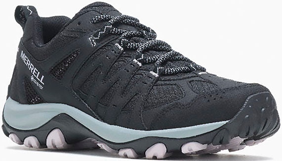 Wanderschuh MERRELL "ACCENTOR 3 SPORT GORETEX", Damen, Gr. 37, schwarz, Synthetik, Textil, Schuhe Wanderschuh, wasserdicht