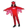 Ciao- Owlette costume disguise baby girl official PJ Masks (Size 2-3 years) with mask, Rot