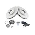 2005-2006, 2008-2011 Mazda Tribute Front Brake Pad and Rotor and Wheel Bearing Kit - TRQ