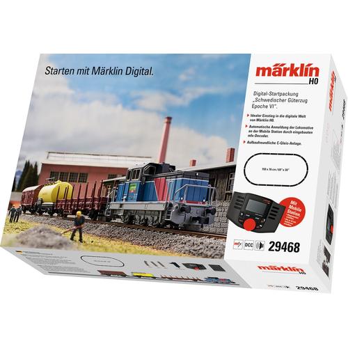 "Modelleisenbahn-Set MÄRKLIN ""Digital-Startpackung ""Schwedischer Güterzug Epoche VI"" - 29468"" Modelleisenbahnen bunt Kinder Modelleisenbahn-Sets"