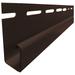 Polaris 1/2 Inch Vinyl J Channel (Soffit Use Only) Musket Brown - 6 Foot 3 Inch - 20 PCS (cut)