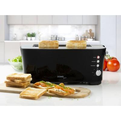 Langschlitztoaster B-Smart 4 Scheiben, 3 Funktionen, 7 Temperaturstufen 1350Watt