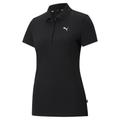 Poloshirt PUMA "Essentials Damen" Gr. XS, schwarz (black cat) Damen Shirts kurzarm