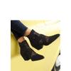 Stiefelette LASCANA, Damen, Gr. 38, schwarz, Obermaterial: 100% Textilmaterial. Decksohle: 100% Lederimitat. Laufsohle: 100% Synthetik, leicht transparent, unifarben, feminin, Schuhe Sommerboots Cowboy-Stiefelette Cowboyboots Stiefelette, mit Spitze...