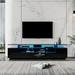Modern TV Stand with 20 Colors LED Remote Control Lights