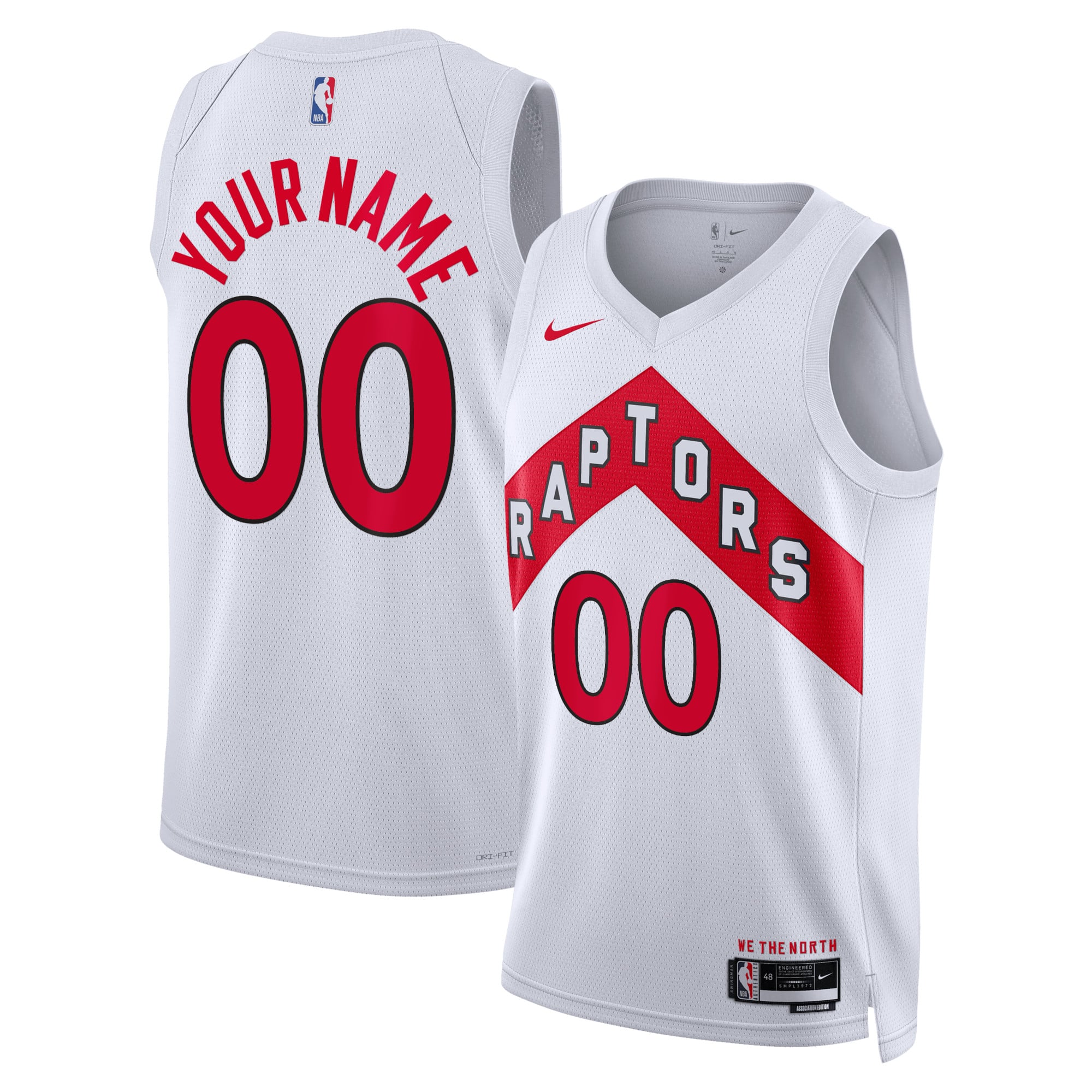 Maillot Nike Association Swingman des Raptors de Toronto - Personnalisé - Unisexe - Homme Taille: M