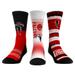 Unisex Rock Em Socks Atlanta Falcons Throwback Three-Pack Crew Sock Set