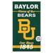 Baylor Bears 11'' x 20'' Home Of The Sign