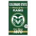 Colorado State Rams 11'' x 20'' Home Of The Sign