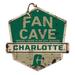 Charlotte 49ers 20'' x Fan Cave Badge Sign