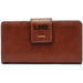 Women's Fossil Brown UAB Blazers Leather Logan RFID Tab Clutch
