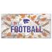 White Kansas State Wildcats 6'' x 12'' Hello Football Wall Art