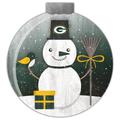 Green Bay Packers 12'' Snow Globe Wall Art