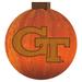 Georgia Tech Yellow Jackets 12'' Pumpkin Sign