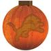 Detroit Lions 12'' Pumpkin Sign