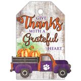 Clemson Tigers 11'' x 19'' Gift Tag Truck Sign