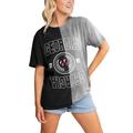 Women's Gameday Couture Black Georgia Bulldogs Center Bleach Dyed T-Shirt