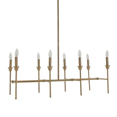 Georgia Linear 8-Light Chandelier - Ballard Designs