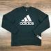 Adidas Sweaters | Adidas Golf Mens Black Crewneck Pullover Big Logo Sweater Size Large | Color: Black | Size: L