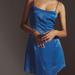 Anthropologie Dresses | Nwt Anthropologie Royal Blue Mini Dress Size 10 | Color: Blue | Size: 10