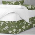 Bayou Breeze Fermont Cal-King Bed Skirt 18" Drop Cotton in Green | 18 H x 76 W x 80 D in | Wayfair FBEF1AF69BE74B1B8533A8DFCD4D6EB7