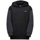 Kapuzenpullover JACK WOLFSKIN "SPIRIT HOODY Y" Gr. 140, schwarz (black) Kinder Pullover Kinder-Outdoorbekleidung