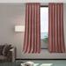 Frifoho Super Soft Velvet Solid Blackout Thermal Rod Pocket Curtain Panels Velvet in Pink | 108 H x 52 W in | Wayfair 06LPF6260DVFNABPUHS