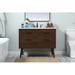 Mercury Row® Burkley 42" Single Bathroom Vanity Set Wood/Marble in Brown | 33.5 H x 42 W x 22 D in | Wayfair 937F411E1D8B4B53BDF757C243F3253E