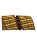 The Holiday Aisle® Plaid Ribbon Fabric in Red/Yellow | 2.5 H x 4 W x 4 D in | Wayfair BDB497DB70E64DEEAE27730274EF927A