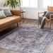 Blue 94 x 31 x 0.02 in Area Rug - Langley Street® Westbrook Oriental Machine Woven Area Rug in Red/Chenille/Cotton | 94 H x 31 W x 0.02 D in | Wayfair