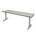 Inbox Zero Cain Training Table & Base Wood/Metal in Brown | 29 H x 84 W x 24 D in | Wayfair A8170D807BE1497BBB3C47336D6B0461