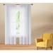 Dakota Fields Andrez Solid Sheer Rod Pocket Curtain Panels in White | 84 H x 36 W in | Wayfair ACFFBBD30D834A3EAC25B9B67F842703