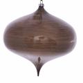 The Holiday Aisle® Wood Grain Onion Christmas Ornament Plastic in Gray | 6.3 H x 6.3 W x 6.3 D in | Wayfair 23C509CC8DFD4616A5D7A691D68F8BD3