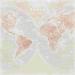 17 Stories World Globe Map Blush & Grey by - on Canvas | 20 H x 20 W x 1.25 D in | Wayfair F753BC9CCF164533ABF1F6F25D96DD5C