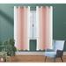 Eider & Ivory™ Mcconkey Ombre Sheer Grommet Curtain Panels Polyester in Pink | 84 H x 52 W in | Wayfair F09ABD610AB340EB892532B8FAA33872