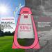ARC Pop Up Camping Shower 2 Person Tent Steel in Pink | 74.8 H x 47.2 W x 47.2 D in | Wayfair 679833310459
